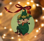 Zawieszka bombka Muminki Włóczykij święta 