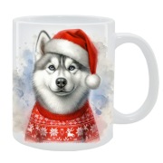 KUBEK Z PSEM Husky syberyjski - IDEALNY PREZENT, PERSONALIZACJA,24H WYS