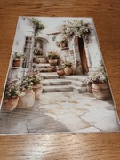 Obraz na płótnie wiejska uliczka.