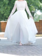 Suknia ślubna z pracowni "Place for Dress" z koronką