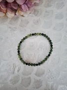 Bransoletka handmade z naturalnych kamieni jadeit tybetański szmaragd nilu 