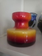 Wazon Reducta szkło PRL. Hortensja