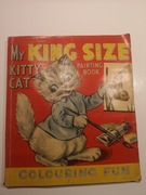 Kolorowanka PRL 1962 Colouring Fun My Kity Cat