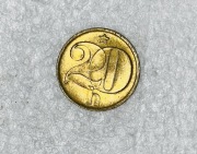 Moneta 20 HALERZY 1976 Czechosłowacja 