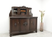 Antyczny dębowy kredens z lat 20-tych. Po profesjonalnej renowacji.