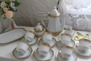Porcelanowy serwis kawowo-herbaciany Bavaria Winte