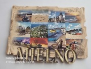 WIELKI Magnes na lodówkę drewniany MDF MIELNO Morze Bałtyckie Bałtyk(17) 