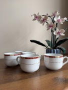 Zestaw 5 filiżanek porcelanowych Waza made in Poland