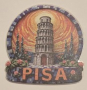 Magnes na lodówkę akrylowy Krzywa wieża w Pizie PISA Włochy Italy  (44) 
