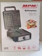 Gofrownica MPM, mocna aż 1400 W nowa