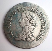 Szwecja 2 Mark 1672 Karl XI SREBRO nr.15