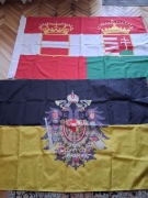 Zestaw: flaga Austro-Węgier i Habsburgów 90x150