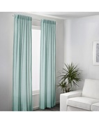 IKEA AKERMOLKE Zasłona, 2 szt., jasnoniebieski, 145x300 cm