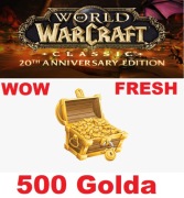 WOW SPINESHATTER GOLD 500 GOLDA ZŁOTA ZŁOTO FRESH EDYCJA WORLD OF WARCRAFT