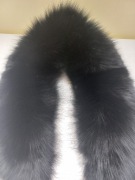 Ochnik lis naturalny etola kołnierz czarny