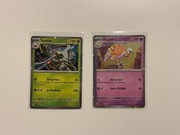 Zestaw kart Pokemon TCG - Spidops (SVP 009) i Espathra (SVP 010)