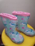 KALOSZE GUMOWCE WODOODPORNE Z GUMKĄ WOJTYŁKO 25