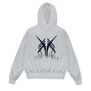 Hoodie Bluza Sweter Ribs Hoodie Premiere Made In EU Gray Grey Sweater