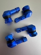 Zawór Aluminiowy Niebieski Wentyl Motocyklowy Cena za Komplet 2szt