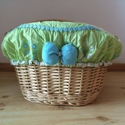 Wkład/wyściółka (materiał) do koszyka rowerowego