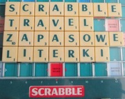 SCRABBLE TRAVEL / ZAPASOWE LITERKI / WERSJA ANGIELSKA / 1997