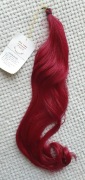 Włosy 70cm warkocz włosy do plecionek wiśnia