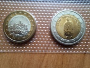 Set monet Euro Słowacja 2008 r 8 próbnych monet w blistrze zestaw