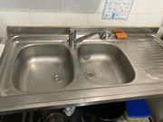 Zlew gastronomiczny 2 Komory 120x60