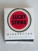 Zapałki kolekcjonerskie lucky strike .