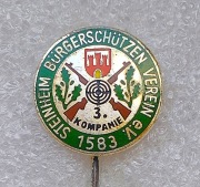 Odznaka Obywatelski Klub Strzelecki Steinheim e.V. 1583. 3. kompania.