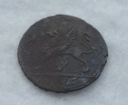 Niemcy Pomorze Hanzeatyckie miasto Rostock 1 fenig pfenning 1848 KM# 138