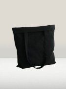 MAMAJASTUDIO Torba na zakupy,bawełniana torebka na ramię,shoperka czarna