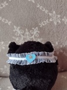 Podwiązka ślubna z błękitnym sercem