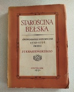 Książka Starościna Bełska - Józef Ignacy Kraszewski