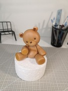 Figurka na tort - Niedźwiedź, miś , cukrową figurka, ozdobą na tort