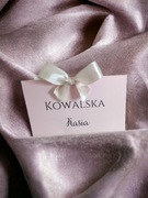 Winietka z kokardą Ślub wesele chrzest komunia 