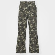 Spodnie jeansowe Green Camo Colossus Jeans moro military baggy Jaded London