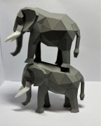 3D SŁOŃ magnes puzzle układanka