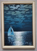  księżycowa noc nad morzem.  Ihor Tormin.