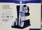 Stacja chłodząca PS5 Slim z podstawką, LED RGB, ładowarką
