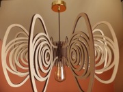 Lampa-Abażur wiszący "Skrzydła Motyla"