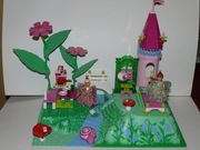 Lego belville friends Kwiatowa wróżka księżniczka ślimak kwiat Pałac 3D