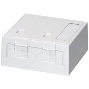 Puszka natynkowa 2x KeystoneDATWYLER 68x65x30 mm 