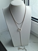 Srebry nowoczesny naszyjnik próba 925