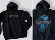 Night Addict czarna bluza z kapturem M