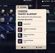 ARC RAIDERS Tempest Blueprint / Plan Burzy 