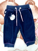 Welurowe spodnie dresowe Lemon Beret 74 miś