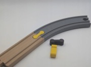 Łączniki konektory adaptery Torów IKEA Kolejki Drewnianych 10 szt