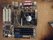 Retro płyta główna ASUS P4P800-VM, Pentium IV 4, socket 478, DDR 1