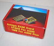 PUSTE PUDEŁKO rozszerzenie RAM do AMIGA